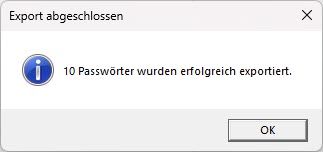 Neue Kennwörter verschlüsselt übertragen - End to End